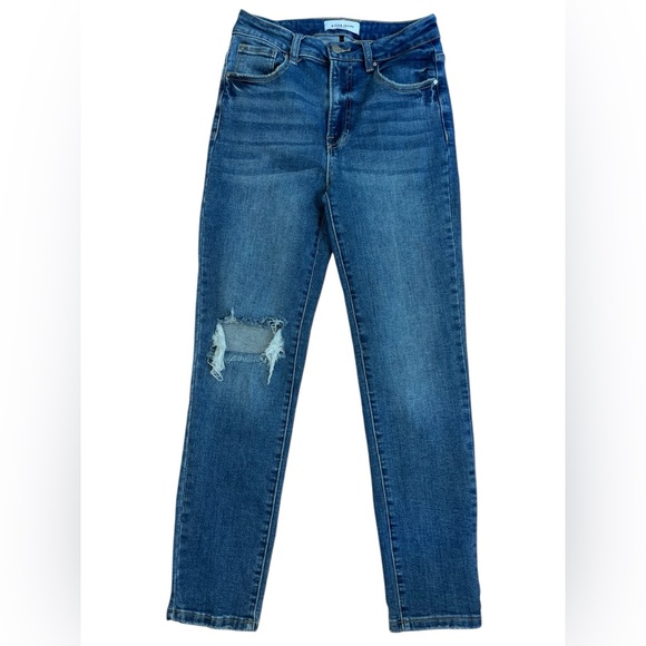 High Rise Blue Jeans - Picture 3 of 8